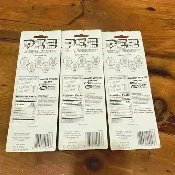 Pez Easter dispensers and candy: rabbit, duck, and lamb New in box NIB - Picture 4 of 4